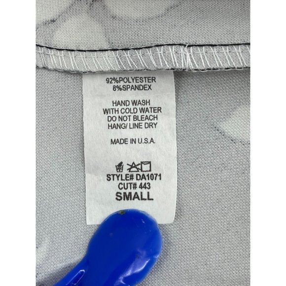 BomBom Women's Short Sleeve Black Floral Stretch A Line Dress Size Small - Picture 7 of 12